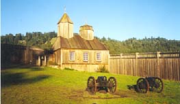 The Russian Orhtodox Chapel and grounds at Fort Ross.