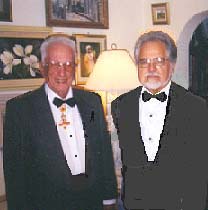 H.E. Don Fernando Garcia Mancera, Constantinian Exarch of the Antilles and Dr. Mark A. C. Karras in Miami, Florida.