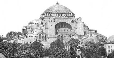 Constantinople: 'HAGIA SOPHIA - Church of Holy Wisdom.' Unencumbered by non-Christian symbols.
